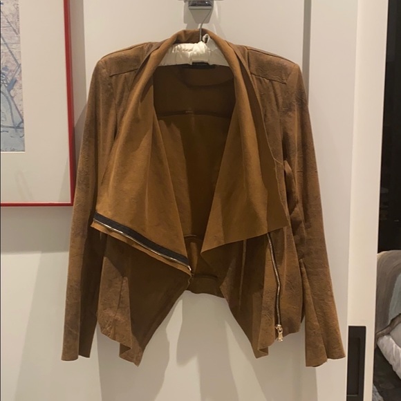 Brown suede jacket - Picture 1 of 2